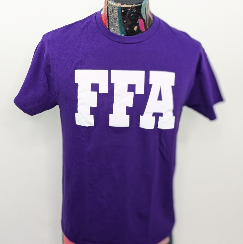 FFA Agricultural Education Portland Tennessee Purple Adult Tshirt Size Medium